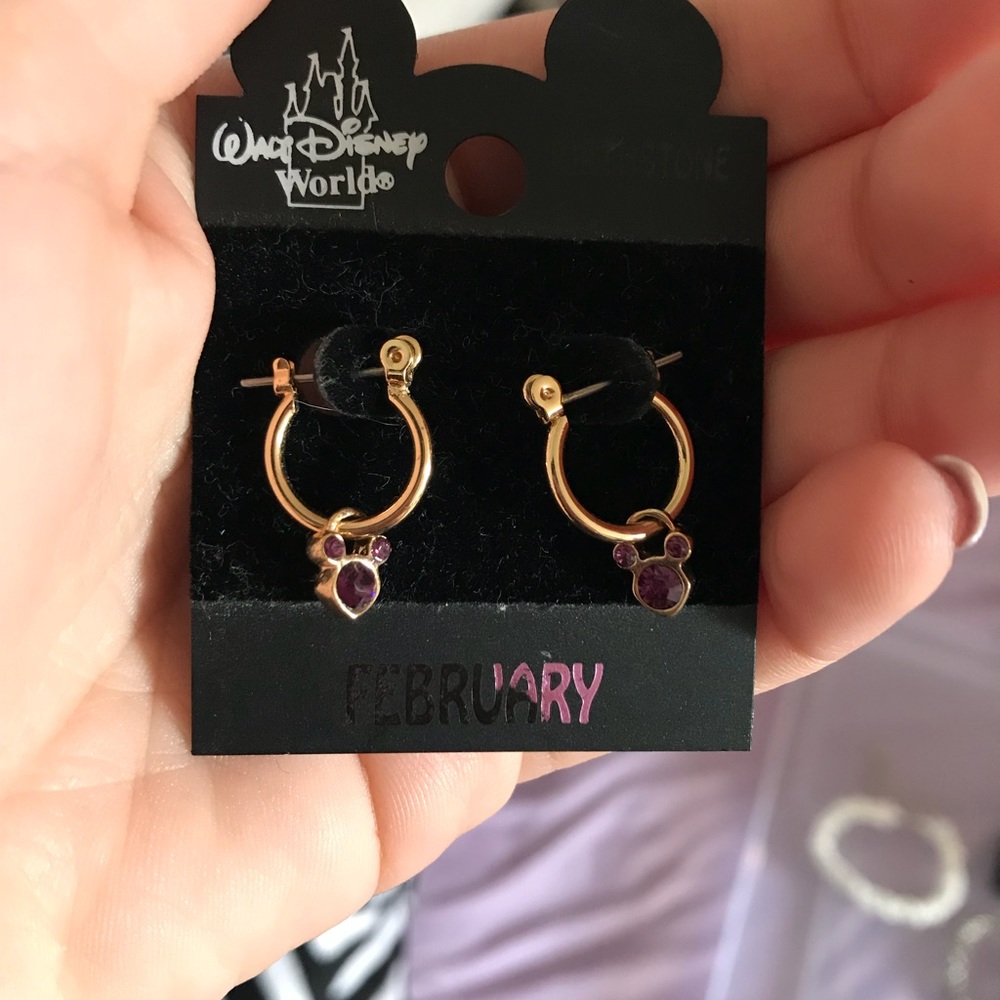 Disney hoop earrings